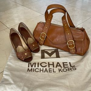 MICHAEL Michael Kors Standard Leather Satchel